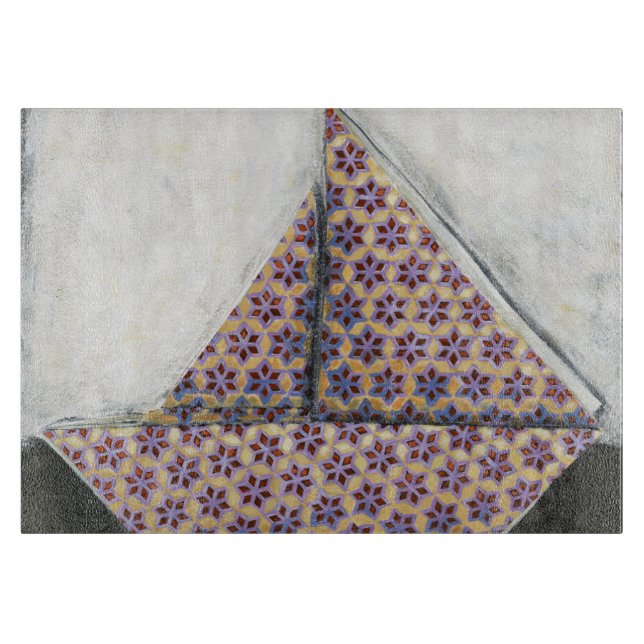 Origami Sailboat på Star Design Papper (Framsidan)