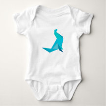 Origami Seal Summer Baby Bodykosti
