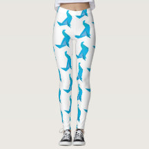 Origami Seal Summer Leggings