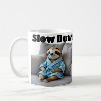 Origami Sloth "Slow Down" Kaffemugg