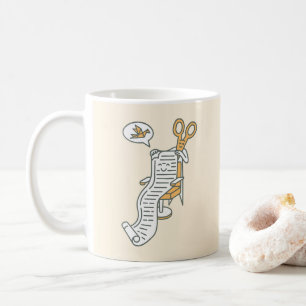 Origami-stil, tack kaffemugg