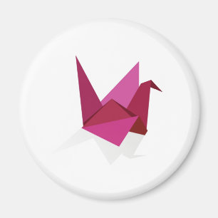 origami svan magnet