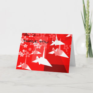 Origami tackkort