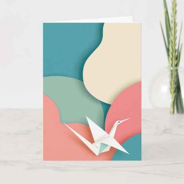 Origami Tranflykt Kort (Framsida)