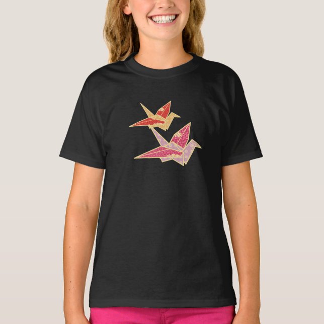 Origami Tsuru T Shirt (Framsida)