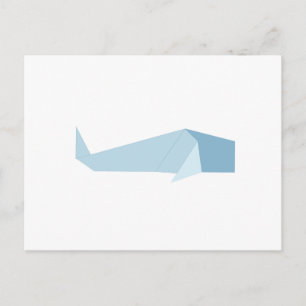 Origami val vykort