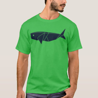 Origami Whale 3 T Shirt