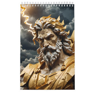Origami Zeus grekiska Mythology Gud Kalender