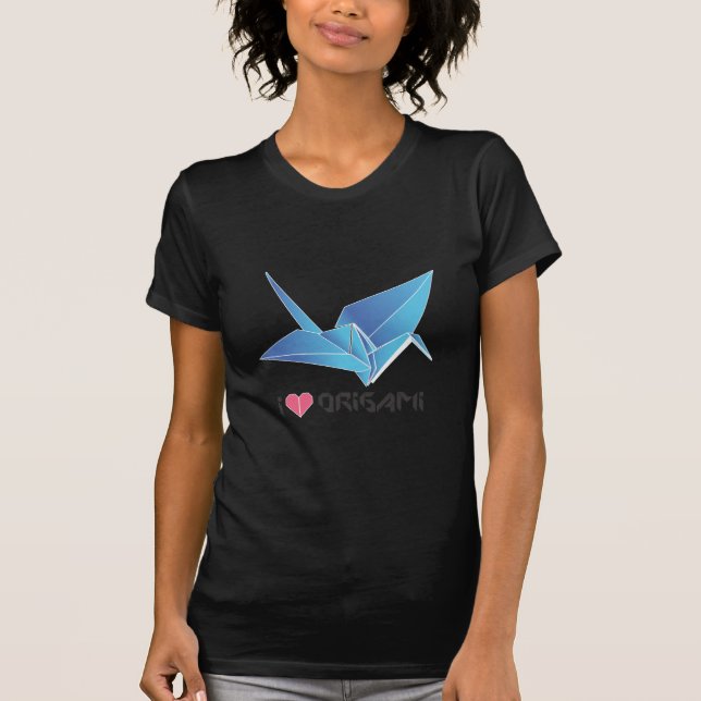 origamifågel t shirt (Framsida)