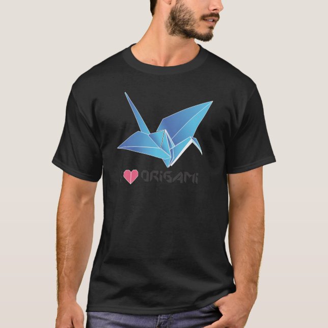 origamifågel tee (Framsida)