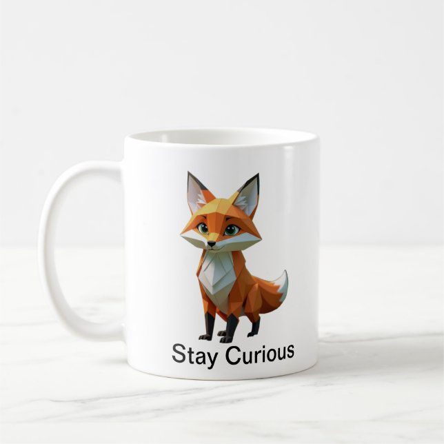 Origamifoxmugg Kaffemugg (Vänster)