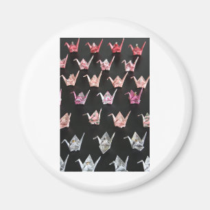 origamikranprydnadar magnet