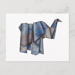 Origamiphant Vykort