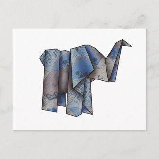 Origamiphant Vykort