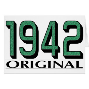 Original 1942 hälsningskort