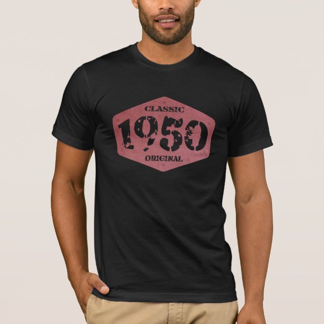 Original 1950 75 Years Old Begränsad Edition T Shirt (Framsida)
