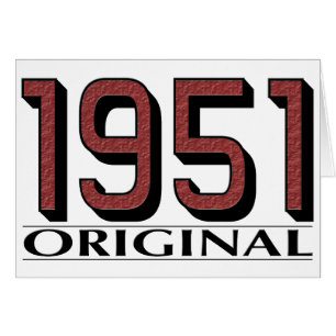 Original 1951 hälsningskort