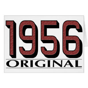 Original 1956 hälsningskort