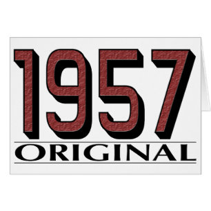 Original 1957 hälsningskort