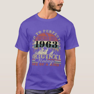 Original 1963 års retro vintage födelsedagsgrabb t shirt