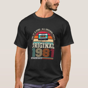 Original 1981 41st Birthday För manar and T Shirt