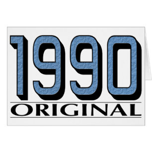 Original 1990 hälsningskort
