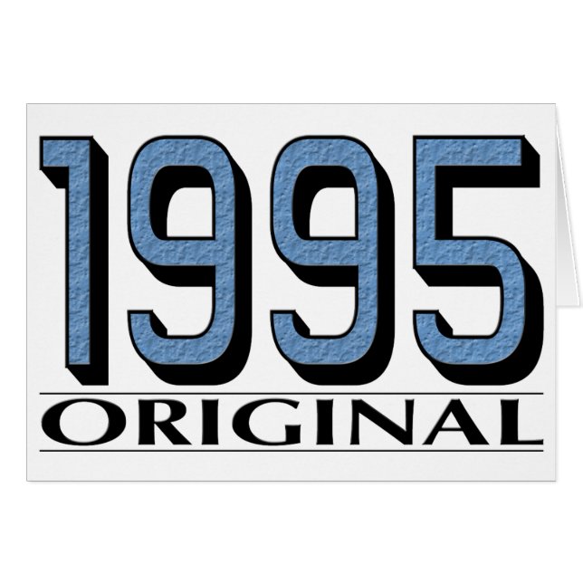 Original 1995 hälsningskort (Framsidan Horizontal)