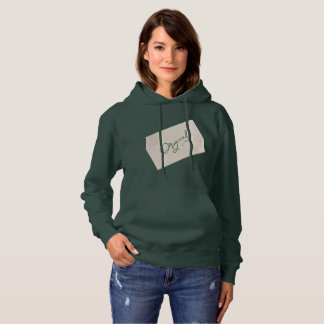 Original 1 Deep Forest Damtröja med Hood T Shirt