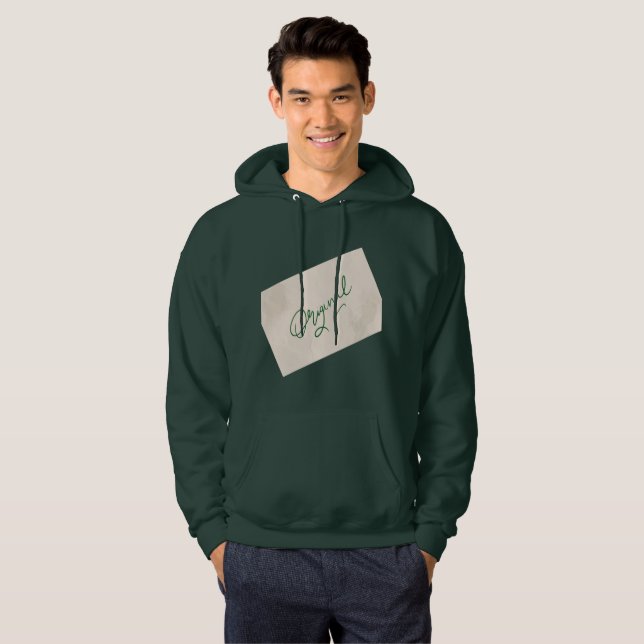 Original 1 Deep Forest Men’s Pullover Hoodie (Hel framsida)