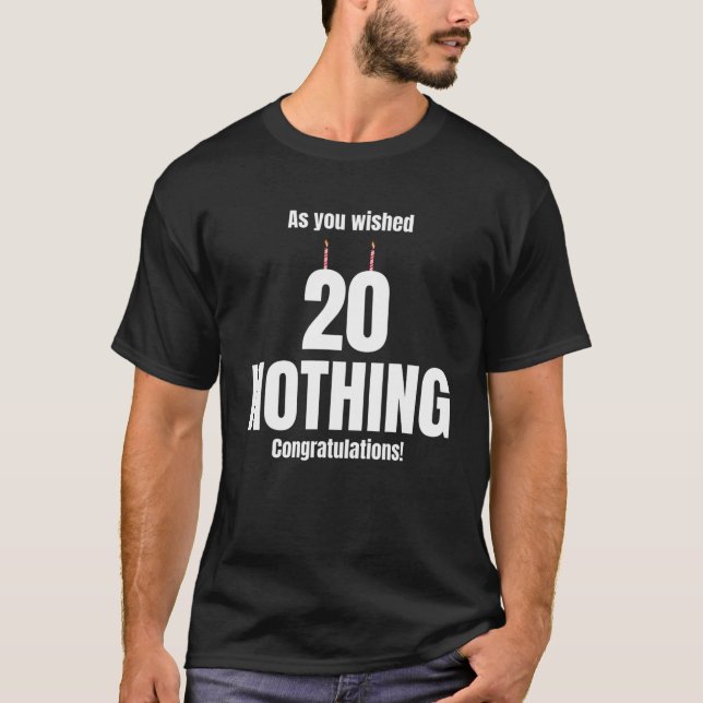 ORIGINAL 2001 COLLEGE 20:E BIRTHDAY T SHIRT (Framsida)