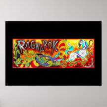 Original 2014 RAGNAROK Memorial Poster svart
