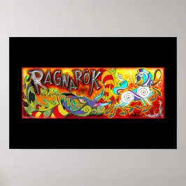 Original 2014 RAGNAROK Memorial Poster svart