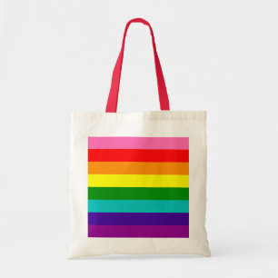 Original 8-Rand HBT Gay pride Rainbow Flagga Tygkasse