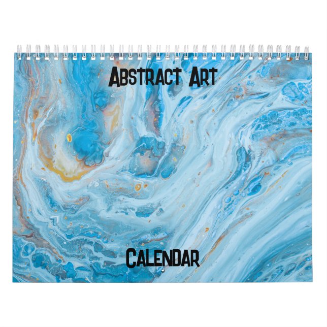 Original Abstrakt Art Calendar Kalender (Omslag)