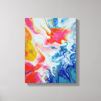 Original abstrakt art Summer Respite Canvastryck