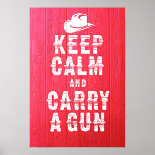 Original- affisch: Håll lugn och bär ett vapen, Poster