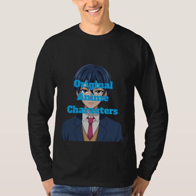 Original Anime Characters T Shirt (Framsida)