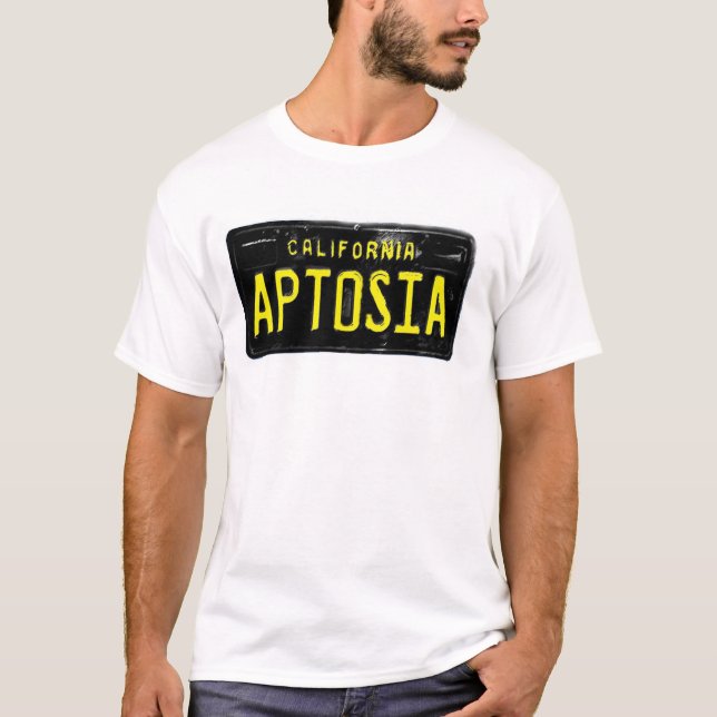 Original- Aptosia logotypmanar T-tröja T Shirt (Framsida)