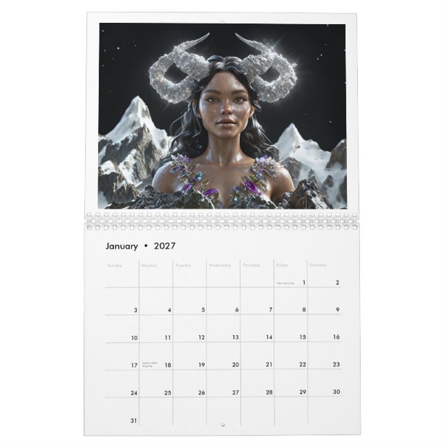 ORIGINAL ART CALENDAR 2026  KALENDER (Jan 2027)