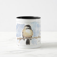 Original Art Chickadee Mugg