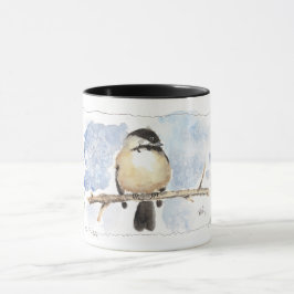 Original Art Chickadee Mugg