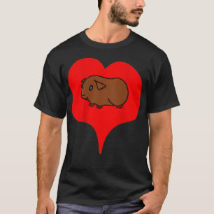 Original Art Design Brown American Guinea Gris T Shirt
