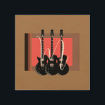 Original av gaskromatografi (PSP Art Electric Guit Trätavla<br><div class="desc">Bild för musikinstrument - illustrationer</div>