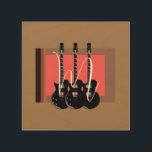 Original av gaskromatografi (PSP Art Electric Guit Trätavla<br><div class="desc">Bild för musikinstrument - illustrationer</div>