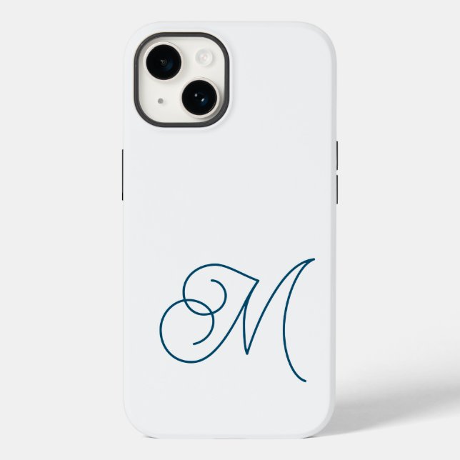 Original av monogrammed klassiskt skript, oformate (Baksida)