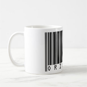 ORIGINAL AV TEXTBREDD KAFFEMUGG