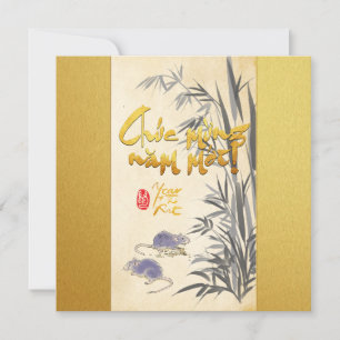 Original Bamboo Råttor-målarfärg Önskemål på kines
