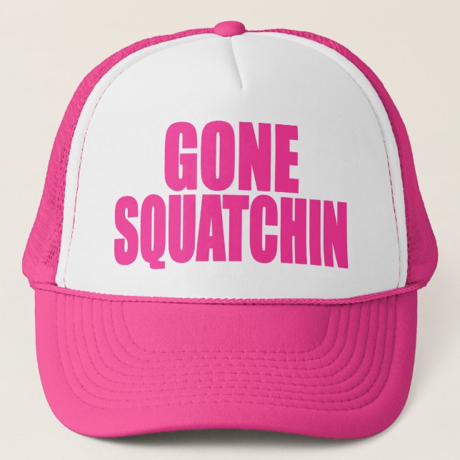 Original- & bästsäljar- Bobos BORTA SQUATCHIN-hatt Truckerkeps (Framsida)