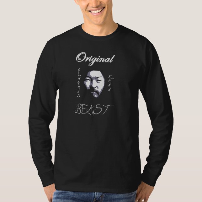 Original- beast: Genghis Khan T Shirt (Framsida)