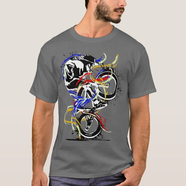 Original Bmx Flatland Old Skool T-Shirt (Framsida)